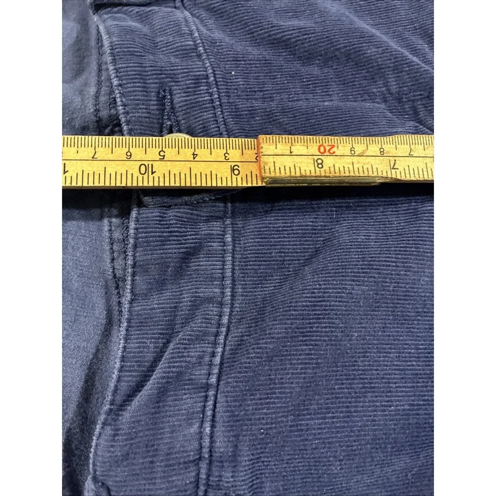 Michael Kors Women's Corduroy Skinny Corduroy Pants Blue Size 10